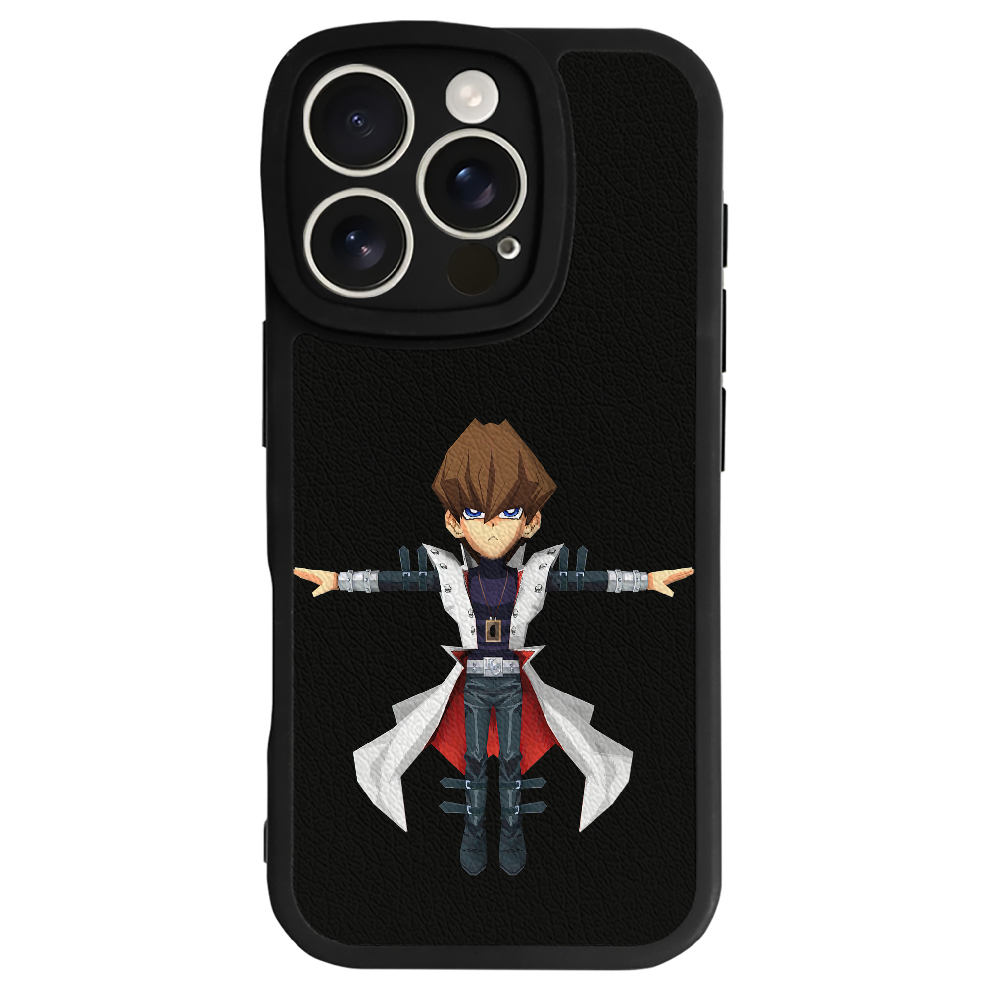 遊☆戯☆王 Yu-Gi-Oh! 【iPhone 16シリーズ対応】シリコンスマホケース（レザー調） 材質：シリコン